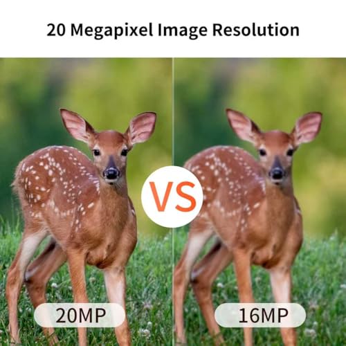 Mini Trail Camera Night Vision Motion Activated 20MP 1080P Grey