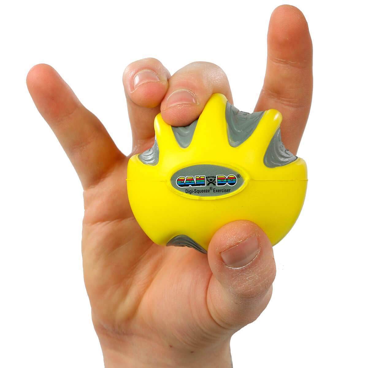 FEI 10-1982 Eif CanDo Digi-Squeeze Hand Exerciser, Green, Medium