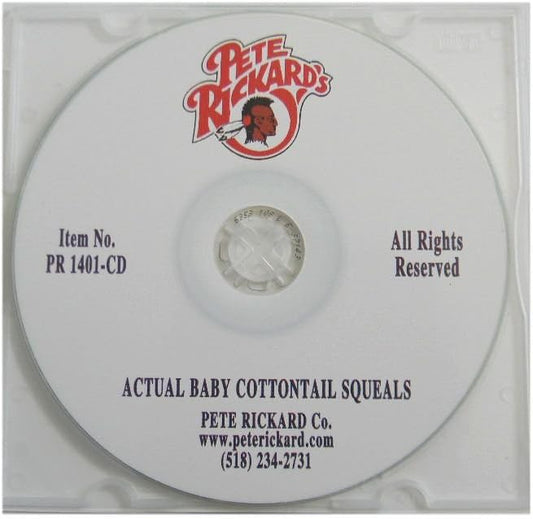 Pete Rickard's 1401CD Actual Baby Cottontail Squeals CD