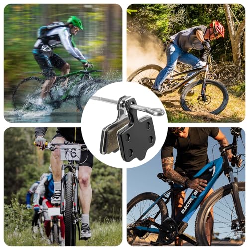Bike Brake Pads Set with Installation Tools for MTB and Hydraulic Disc Brakes