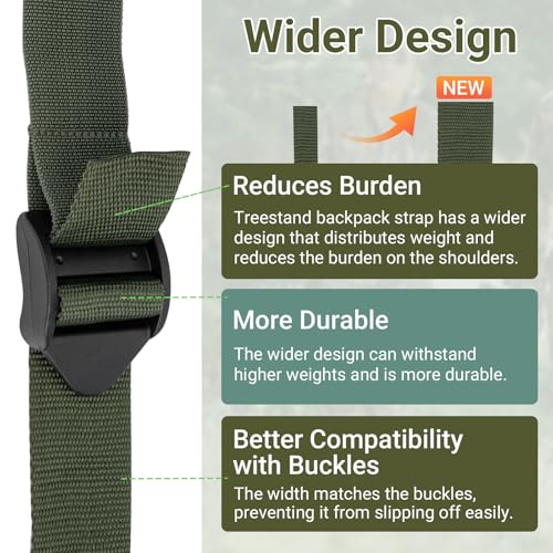 Tree Stand Shoulder & Bungee Tether Straps for Summit Viper Goliath Titian