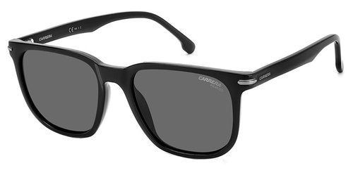 Carrera Modern Square Sunglasses, 08a/M9 Black Grey, 54