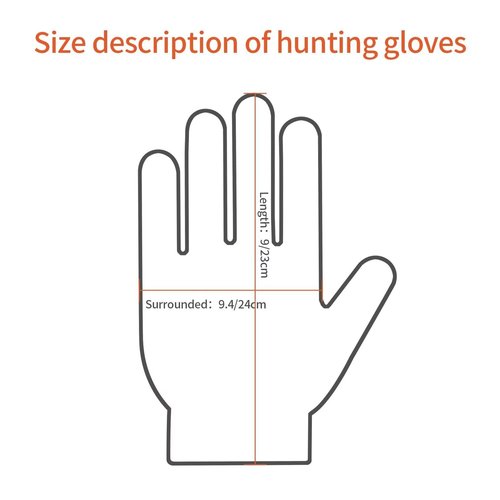 LOOGU Camouflage Hunting Gloves, 3D Leafy Camo, Anti-Slip Fingerless, Lightweight for Outdoor Hunting, Fishing