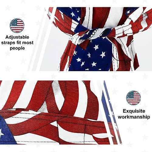 YOYOU Skull Cap American Flag Bandana, Pirate Welding Caps Hard Hat Liner, Sweat Caps for Men, Helmet Liner Quick Dry Cycling Hat 3 Pieces