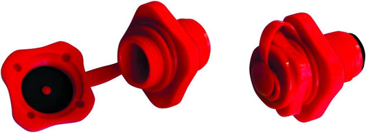 Airhead Boston Valve, Red, One Size (AHBV-2), 2 Count (Pack of 1)