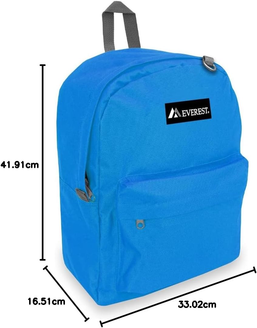 Everest Classic Backpack, Royal Blue, One Size,2045CR-RBL