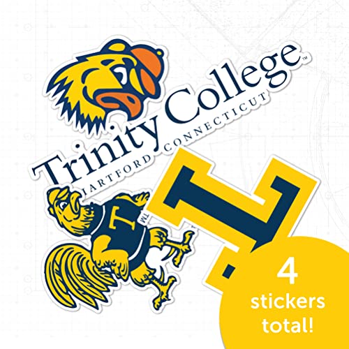 Campus Spirit Vinyl Sticker Sheet for Trinity Bantams - Weatherproof Decal