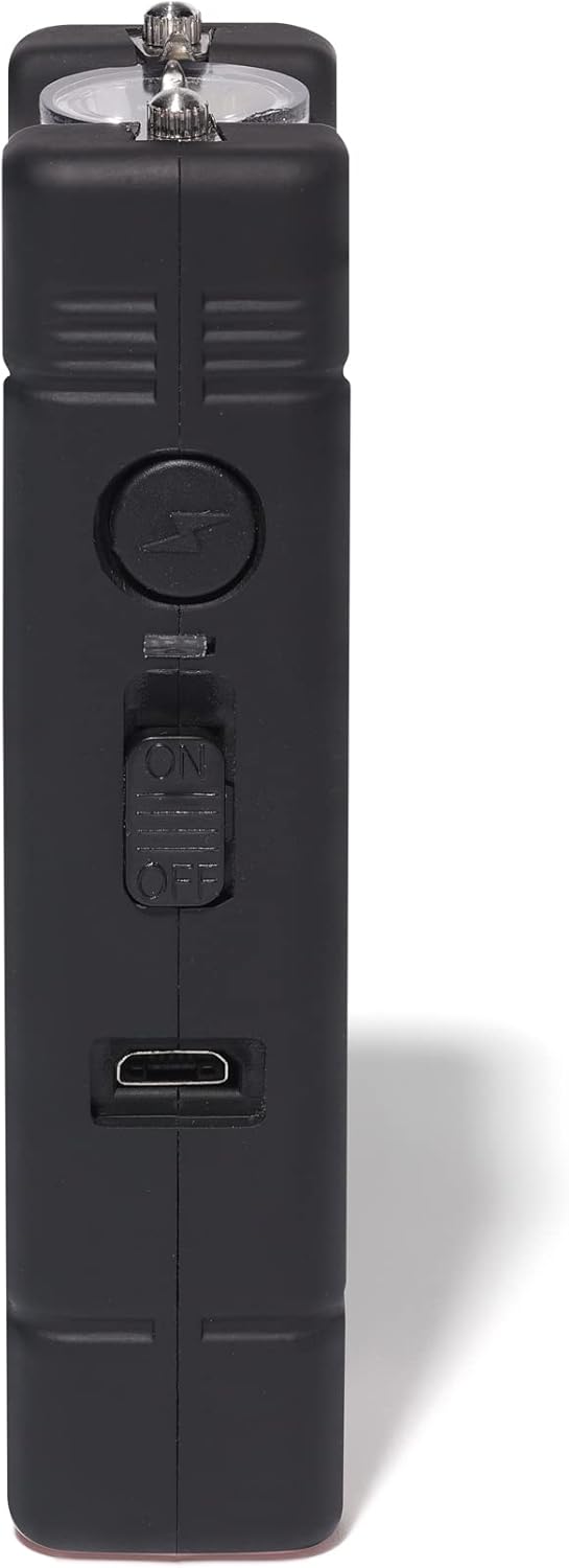 VIPERTEK VTS-881 Micro Stun Gun for Self Defense Rechargeable with LED Flashlight