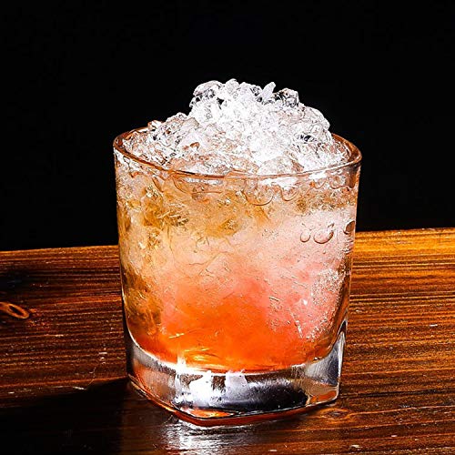 Heavy Base Whiskey Glasses Set of 12 - 8 oz Classic Lead-Free Glassware