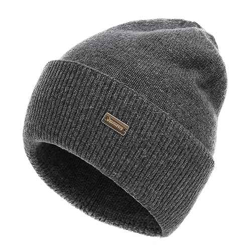 jaxmonoy Knit Beanies Winter Hats for Women and Men Soft Warm Double Layer Ladies Skull Beanie caps