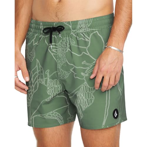 Volcom Mens Mod-tech 20" Boardshorts ? 4-Way Stretch Swim Trunks with Cinch Fly and Quick-Dry Fabric