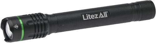 LitezAll 400 Lumen Tactical Flashlight, Compact LED Flashlight with Pocket Clip, Aerospace Aluminum Body, IPX2 Weather Resistant, Everyday Carry Flashlight for Outdoor, Work, and Emergency Use