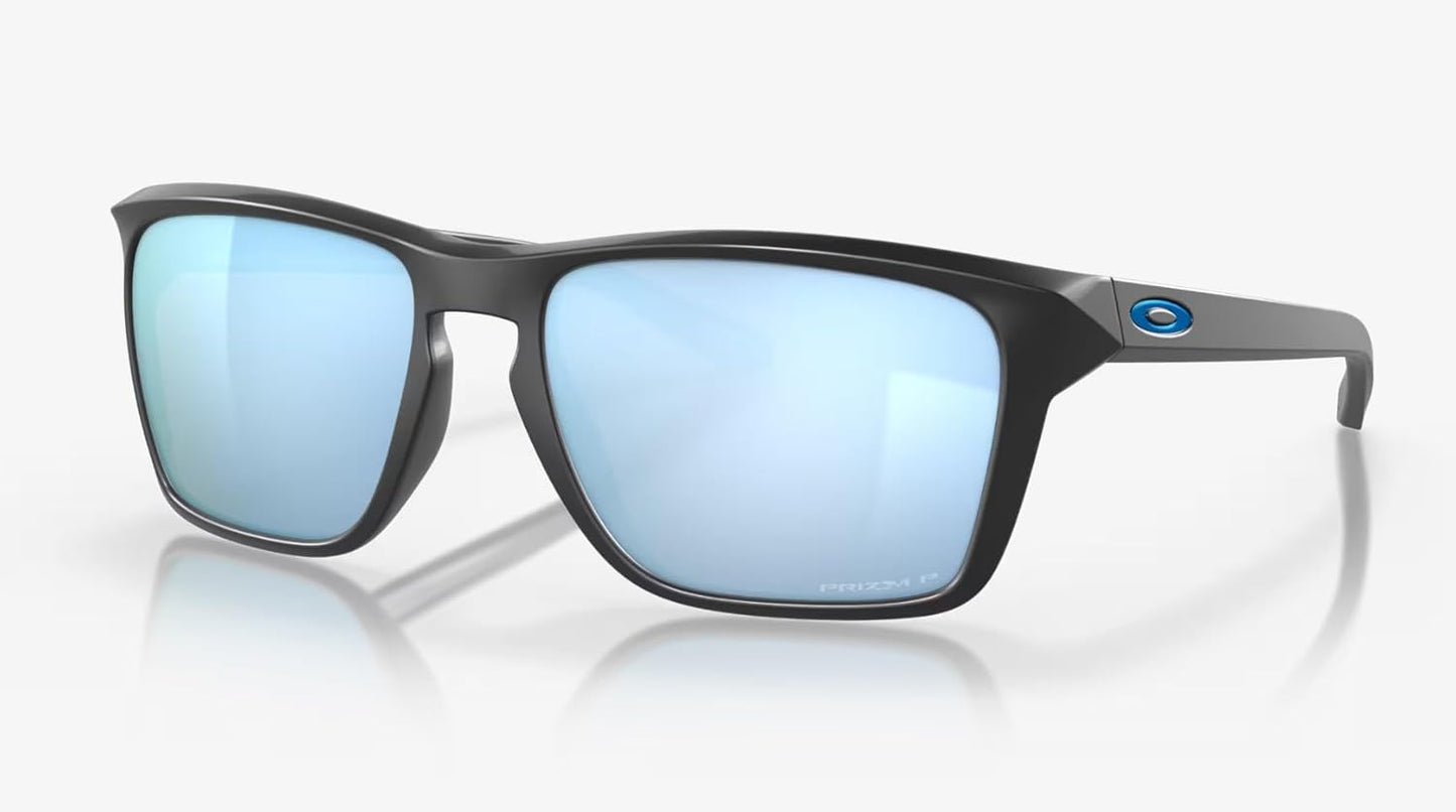 Oakley Sylas Sunglasses Matte Black with Prizm Deep H2O Water Polarized Lens 60mm