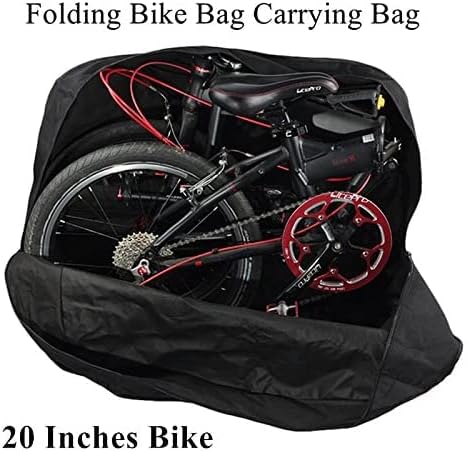 Folding Bike Bag 14 inch to 20 inch Bicycle Travel Carrier Case Box Carry Bag Pouch Bike Transport Case