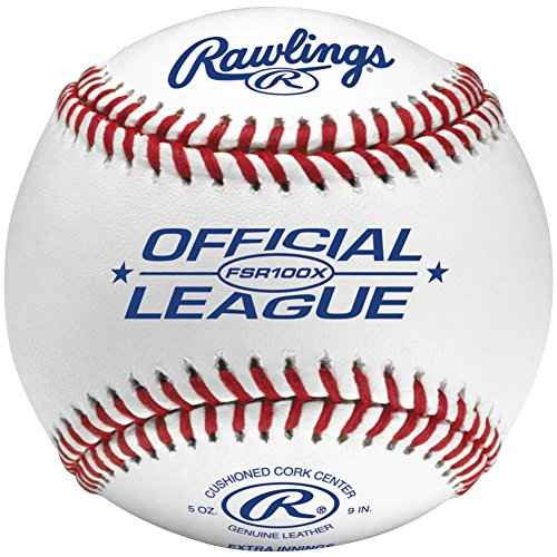 Rawlings | FLAT SEAM Official League Practice Baseballs | FSR100X | 12 Count