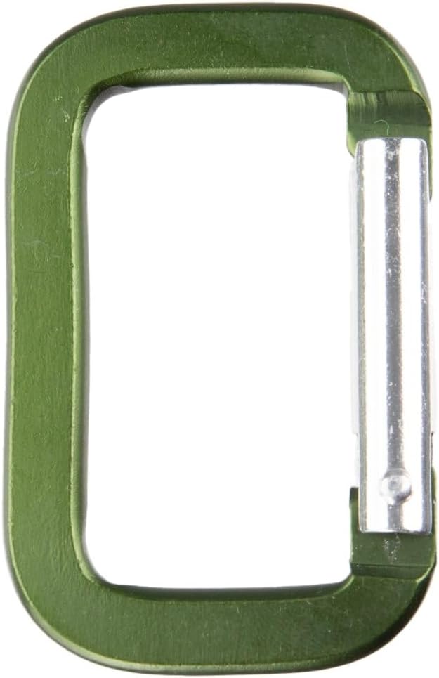 Aluminum D Ring Carabiner Clip Bulk Packages - Available in a Variety of Sizes, Styles, and Colors