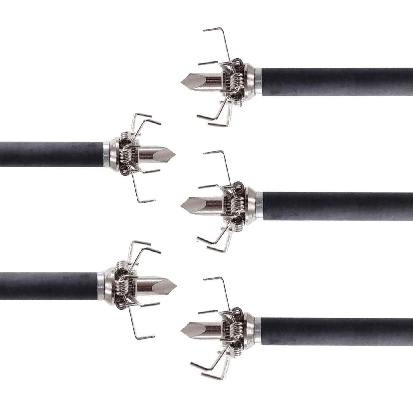 FUNTRESS 12PK Archery Judo Broadheads,100 Grain Arrow Points Tip for Hunting Game