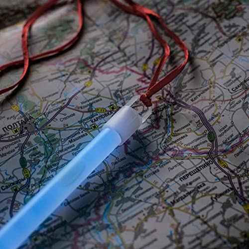 M-Tac 6¡È Emergency Glow Sticks ? 12?Hour Chem Light Sticks for Camping, Tactical, Safety, Marine & Survival Kits