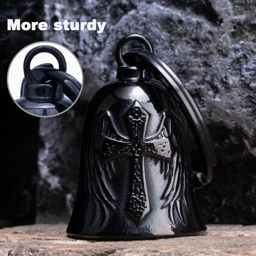 Motorcycle Bells - Bicycle Bells for Men, Stainless Steel can Bring Good Luck and Peace to Motorcycle Accessories