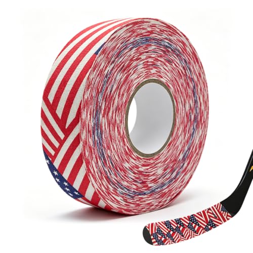 Pink Lacrosse Tape 2.5cm x 25m Sport Grip Tape for Hockey & Stick - Stars and Stripes Variation
