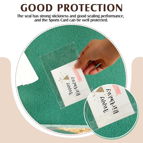 300 Pcs Trading Card Team Bags Resealable 3x4 Inch Clear Storage Sleeves - Variation of THIS listing