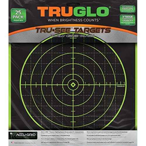 Truglo TRU-See 100-Yard Reactive Splatter Target, 25-Pack, Green
