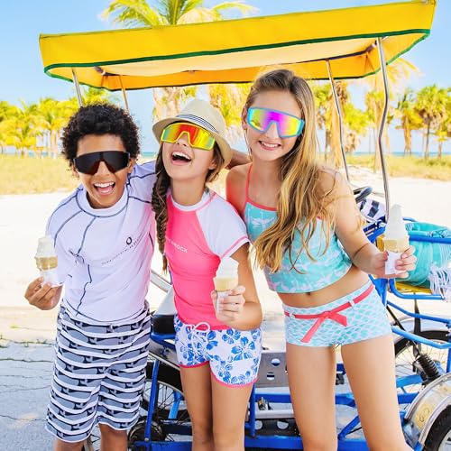 Polarized Sports Sunglasses UV400 Protection for Men Women Youth Outdoor Cycling Running Golf