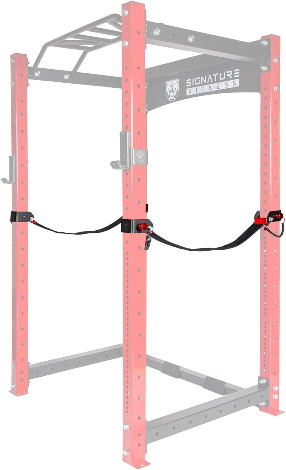 Fitvids 3” x 3” Power Cage Squat Rack Accessories, Safety Straps