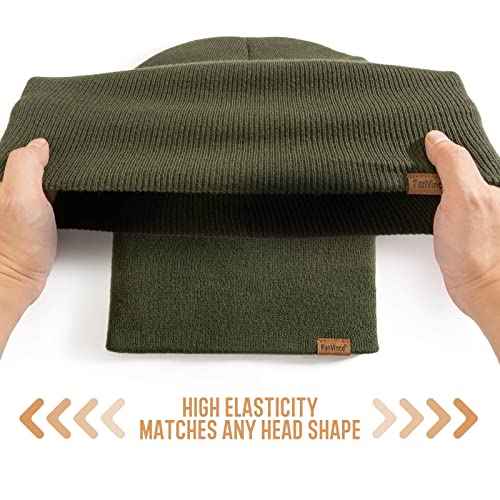 Beanie for Men Winter Thermal Cuffed Knit Hat Warm Gifts Womens Beanies