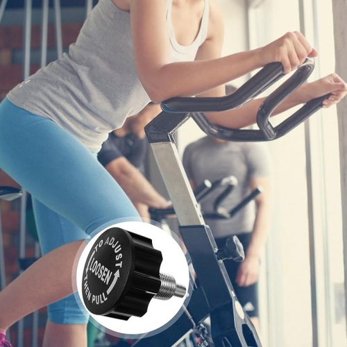 COOLHIYA Rotating Pull Pin Knob for Fitness Equipment Durable Replacement Part for Exercise Bikes Convenient Installation for Home Gym Accessories Compatibility for Various Machines