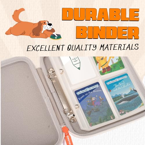 Blue Card Binder for Yoto Player Cards with 80 Pockets Hard EVA Case