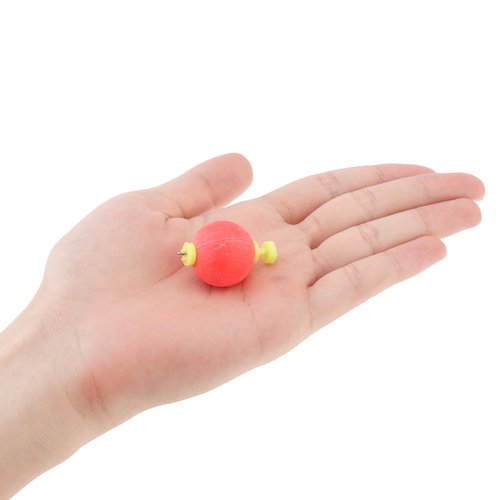 OriGlam 10pcs EVA Foam Fishing Floats Foam Fishing Bobbers, Fishing Bobbers Snap-On Push Button Round Floats, Bobbers Floats Foam Set Fishing Bobber (0.98 inch)