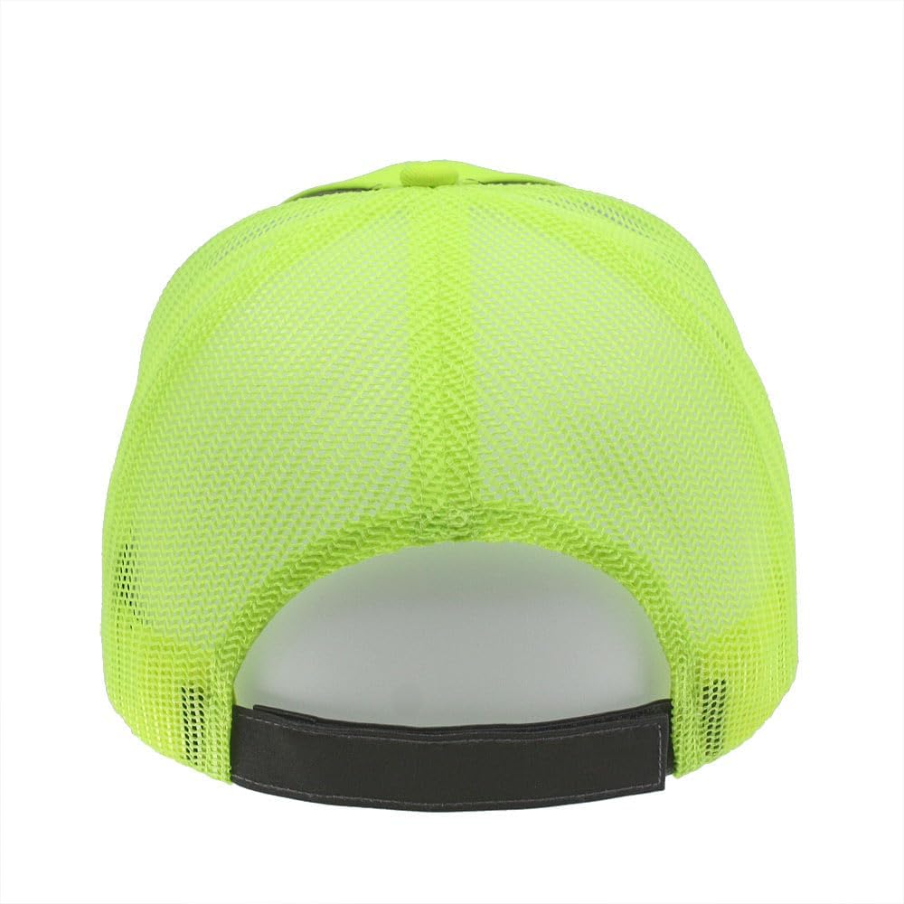 The Vintage Year Reflective High Visibility Piping Neon Polyester Twill Low Profile Structured Baseball Cap