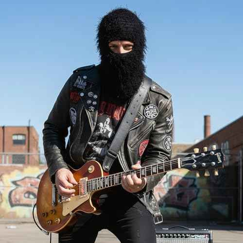 Distressed Balaclava Ski Mask Full Face Knitted Mask Balaclava Windproof Shiesty Ski Mask for Men Women for Cold Weather