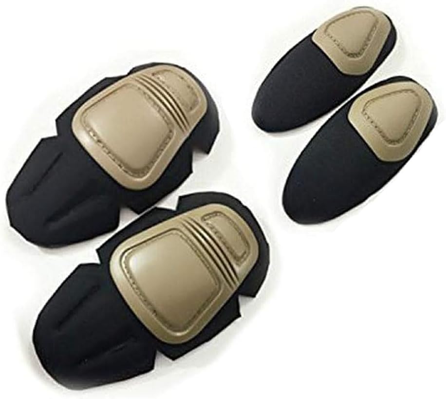Tactical Military Paintball Elbow Knee Pads Airsoft Combat Protective Set