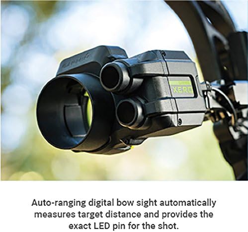 Garmin Xero A1 Bow Sight, 2" Auto-Ranging Digital Bow Sight, LED Pins for Unobstructed Views, Right-Handed
