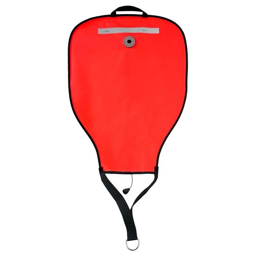 Luwint Scuba Lift Bag Diving Lifting Bag 50 Lbs High Visibility Lift Bag Foldable Safety Nylon Buoyancy Bag with Reflective Band Over Pressure Valve Open Bottom Lifting Bag for Dive Scuba Snorkeling