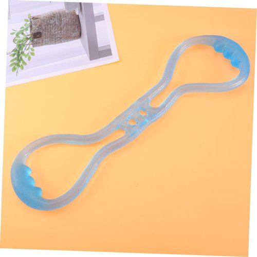 SUPVOX Silicone Yoga Resistance Band Multifunctional Figure Elastic Pull Rope Portable Compact Design for Fitness Odorless and Durable Stylish Blue
