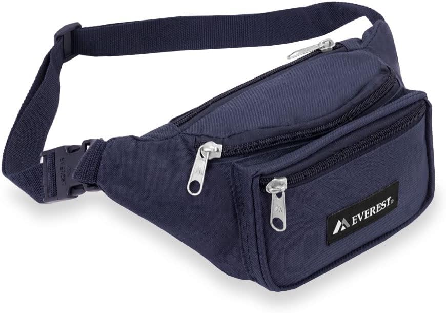 Everest Signature Waist Pack - Standard, Navy, One Size