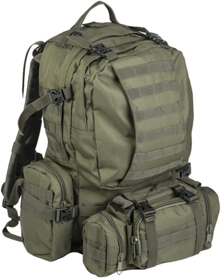 Mil-Tec 36L Olive Drab Defense Pack - Tactical Backpack for Outdoor Adventures