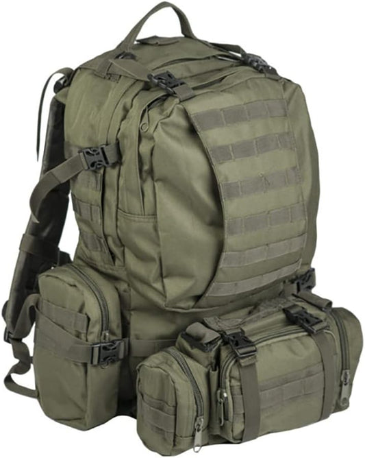 Mil-Tec 36L Olive Drab Defense Pack - Tactical Backpack for Outdoor Adventures