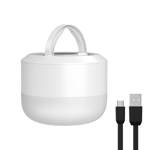 Outdoor Camping Light Portable Tent Light, 4000 mAh Charger Camping Light, Signal Light, Flashlight Light, Hurricane Emergency Light, Power Outage, Home, Hiking (White)