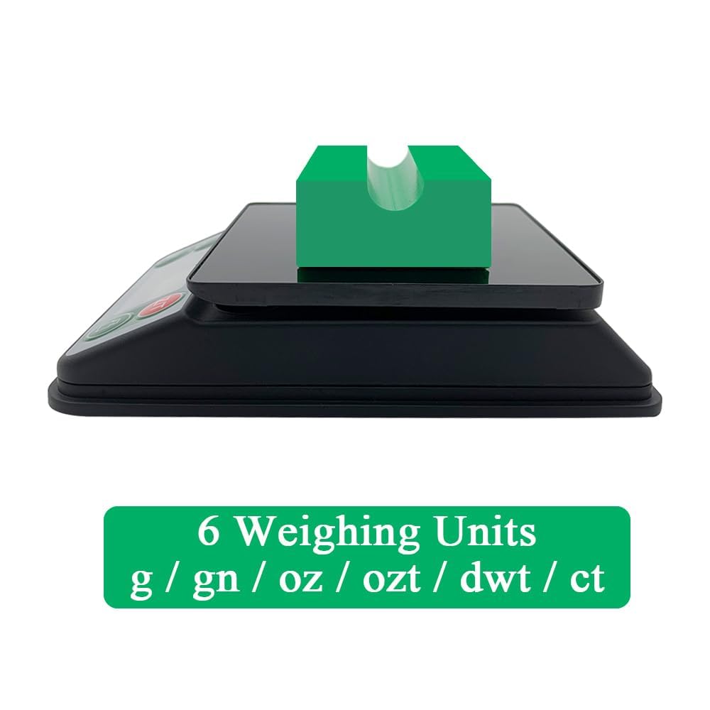 TOPWEIGH Arrow Scale with Arrow Holder, Arrow Grain Scale, Easy to Read, 3086 Grains x 0.1gn, 200 Grams by 0.01g, Large Backlight Display, 6 Weighing Units, Included Calibration Weight, Batteries