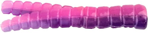 Leland's Lures Trout Magnet 50-Pack Split-Tail Grub Body Pack, Also Great for Bass and Panfish, Purple Haze