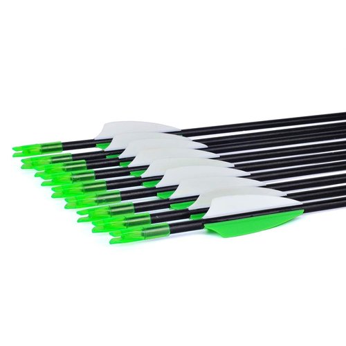 LWANO 31" Training Arrows-Archery Practice Target Arrows for Kids Youth or Beginners with Durable Shaft on Recurve Bow Compound Bow and Longbow