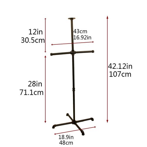 WANLIAN body armor stand - Tactical Vest Hanger for Police and Duty Gear Rack - Securely Store and Display Your Tactical Vest