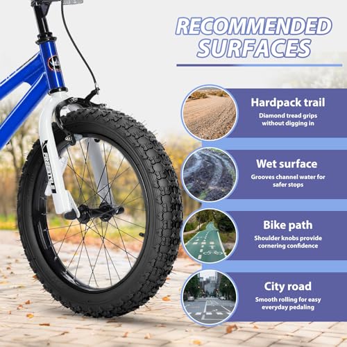 Kids Bicycle Tire 20x2.125 Inch Folding Replacement for MTB BMX & Kids Bikes - Variation of 20x2.125 Inch / Qty 1