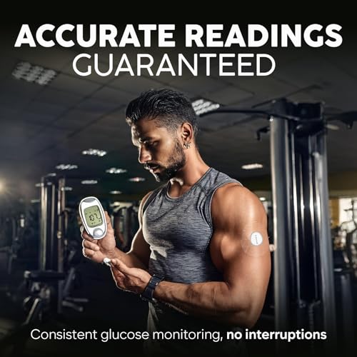 Adamson Dexcom G7 Over Patches Waterproof ? 40 Clear Adhesive Patches ? Transparent CGM Covers No Glue on Sensor ? Strong Hold ? Hypoallergenic & Sweatproof