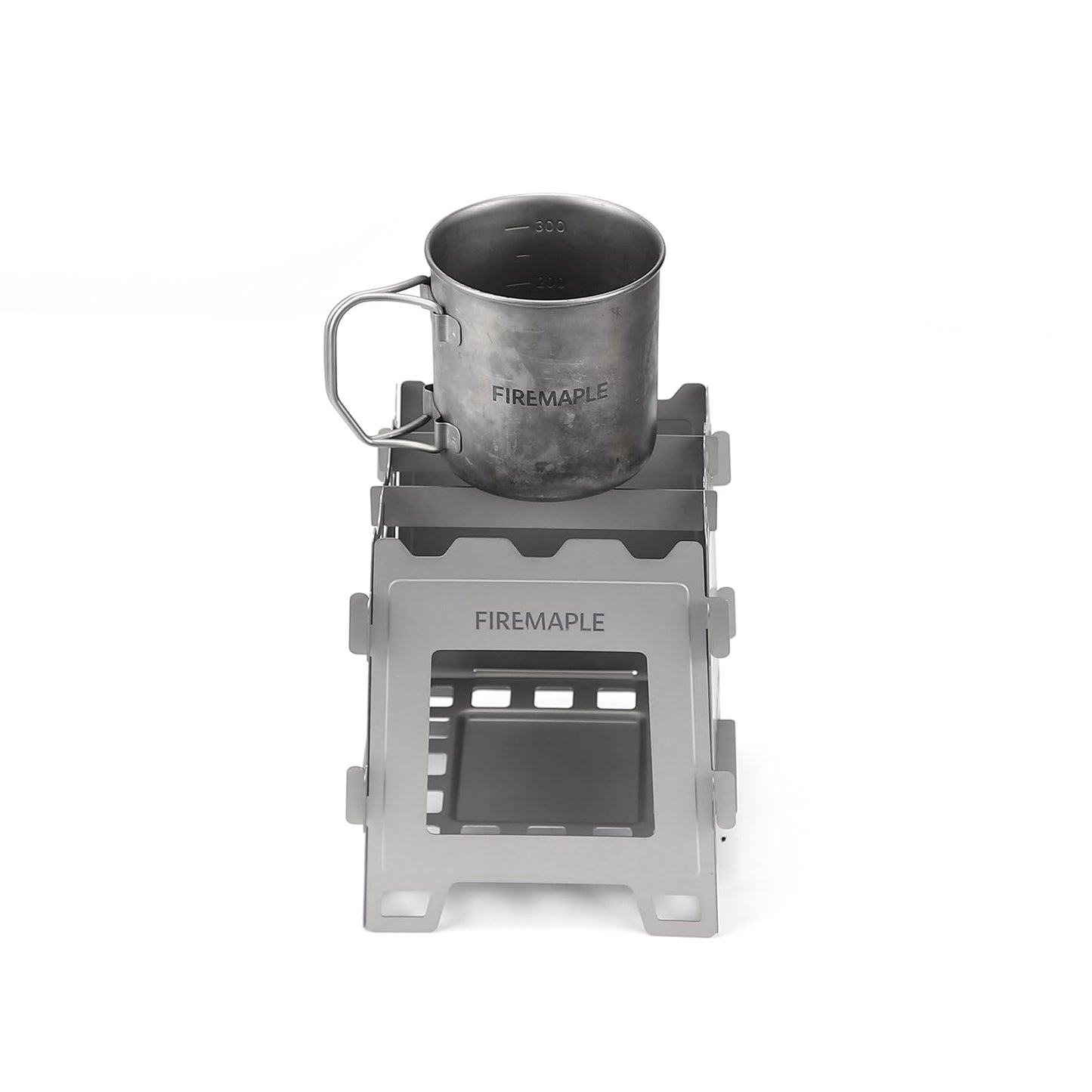 Fire-Maple Fortress Titanium Wood Stove - Ultra-Lightweight, Compact & Multi-Use Stove for Camping, Hiking & Backpacking