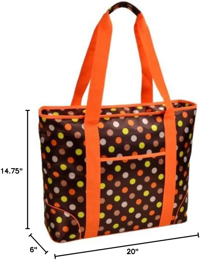 Picnic at Ascot Extra Large Insulated Cooler Bag - 30 Can Tote- Designed & Quality Approved in USA
